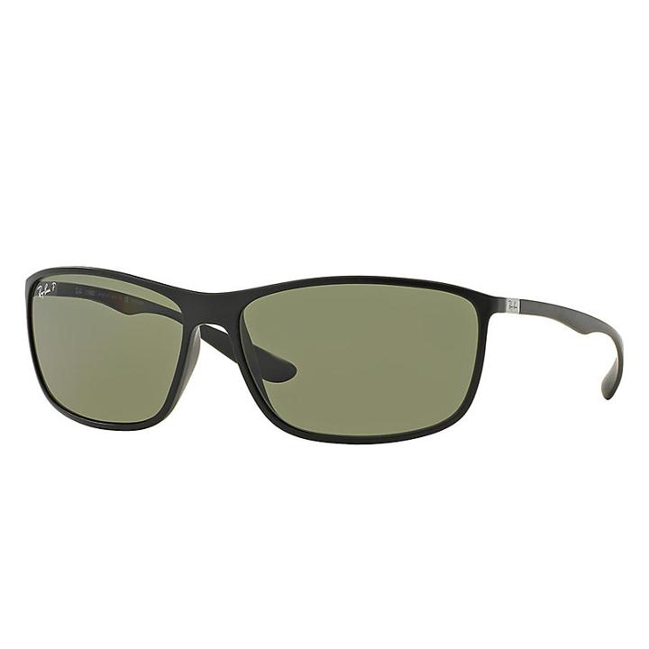 Ray-ban Black Sunglasses, Polarized Green Lenses - Rb4231