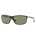 Ray-ban Black Sunglasses, Polarized Green Lenses - Rb4231