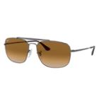 Ray-ban Colonel Gunmetal Sunglasses, Brown Lenses - Rb3560