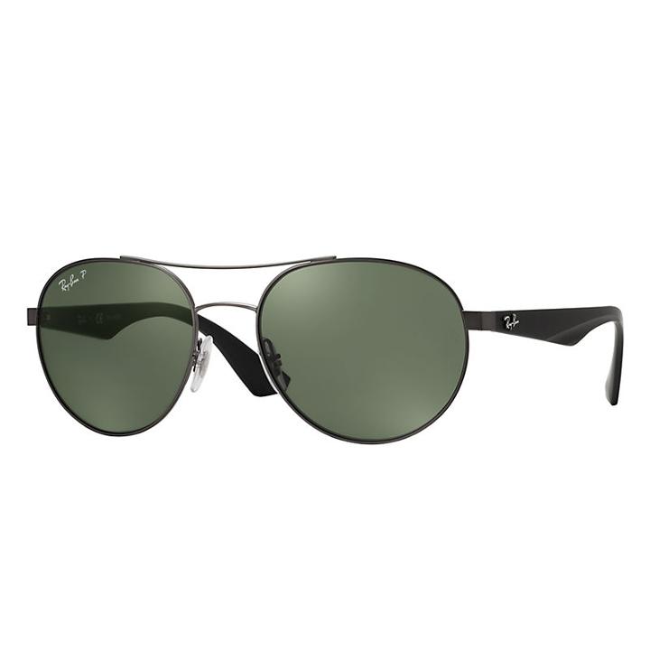 Ray-ban Black Sunglasses, Polarized Green Lenses - Rb3536