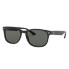 Ray-ban Black Sunglasses, Polarized Green Lenses - Rb2184