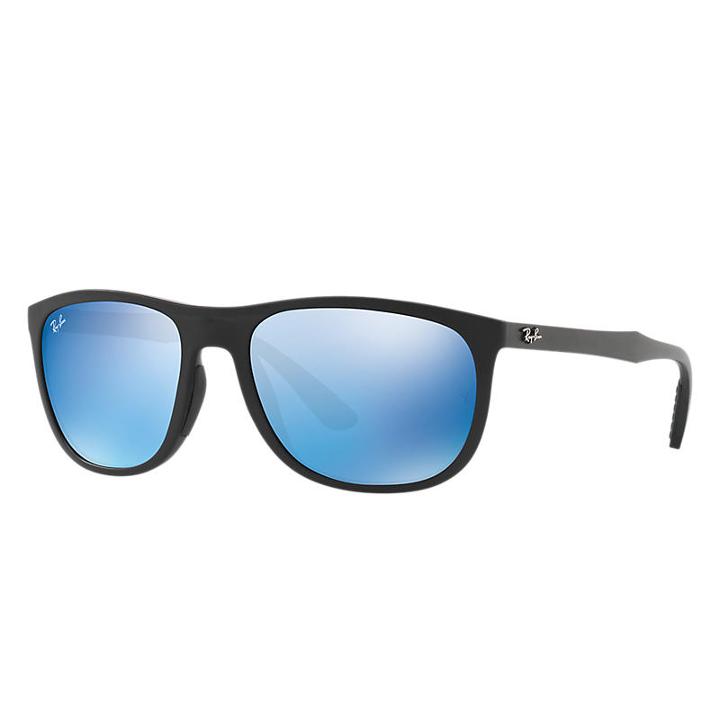 Ray-ban Black Sunglasses, Blue Lenses - Rb4291