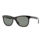 Ray-ban Black Sunglasses, Polarized Green Lenses - Rb4184