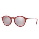 Ray-ban Gunmetal Sunglasses, Pink Lenses - Rb4243