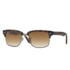 Ray-ban Clubmaster Square Blue Sunglasses, Brown Lenses - Rb4190