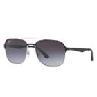Ray-ban Black Sunglasses, Gray Lenses - Rb3570