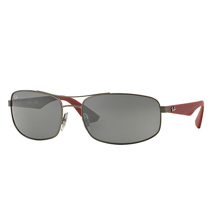 Ray-ban Men's Red Sunglasses, Gray Lenses - Rb3527