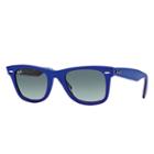 Ray-ban Original Wayfarer Rare Prints Blue Sunglasses, Gray Lenses - Rb2140