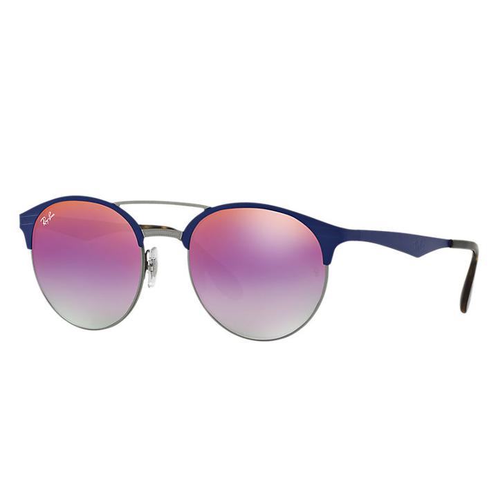 Ray-ban Blue Sunglasses, Violet Lenses - Rb3545