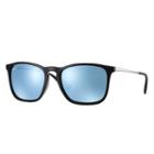 Ray-ban Men's Chris Gunmetal Sunglasses, Gray Lenses - Rb4187