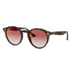 Ray-ban Tortoise Sunglasses, Red Lenses - Rb2180