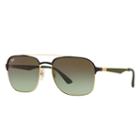 Ray-ban Gunmetal Sunglasses, Brown Lenses - Rb3570