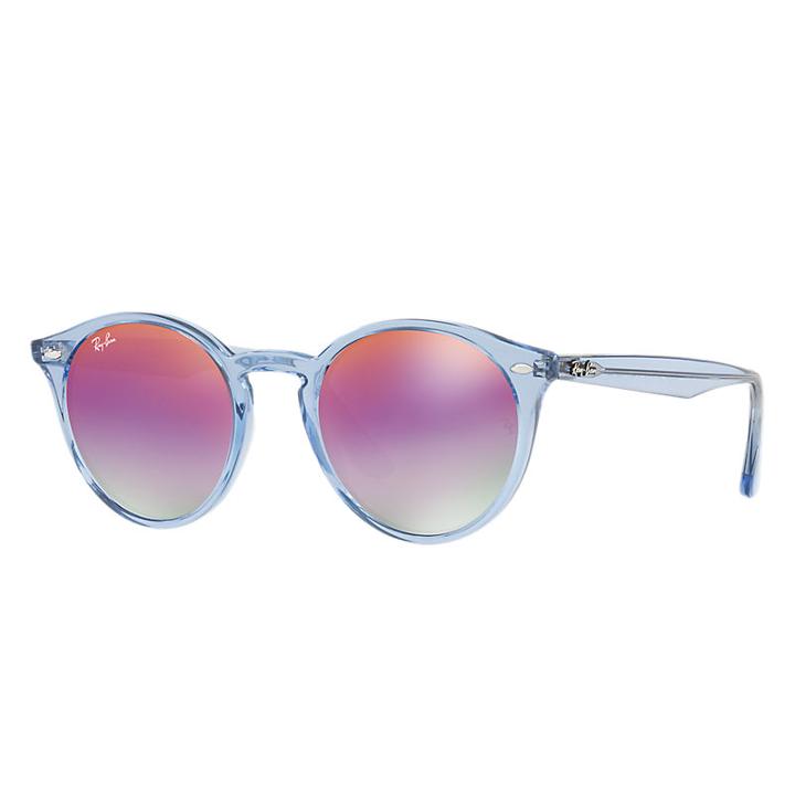 Ray-ban Blue Sunglasses, Violet Lenses - Rb2180