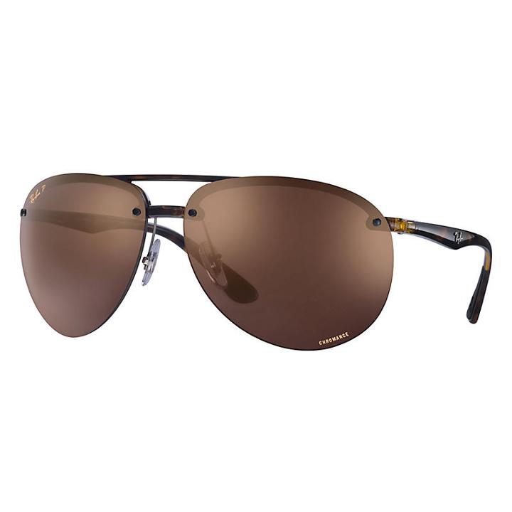 Ray-ban Rb4293 Chromance Tortoise Sunglasses, Polarized Violet Lenses - Rb4293ch