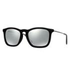 Ray-ban Men's Chris Velvet Black Sunglasses, Gray Lenses - Rb4187