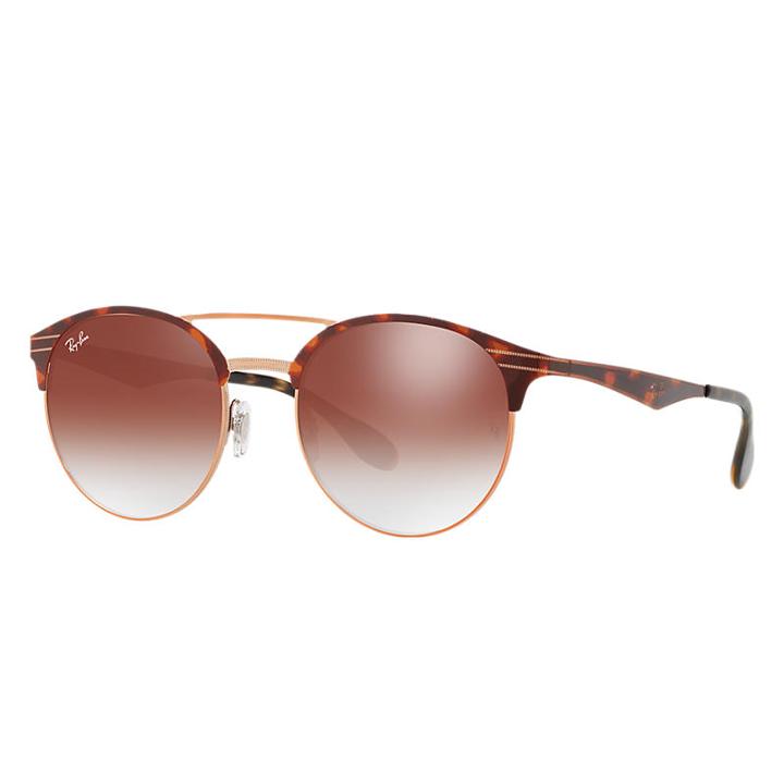 Ray-ban Tortoise Sunglasses, Red Lenses - Rb3545