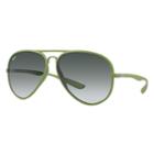 Ray-ban Men's Aviator Liteforce Green Sunglasses, Green Sunglasses Lenses - Rb4180