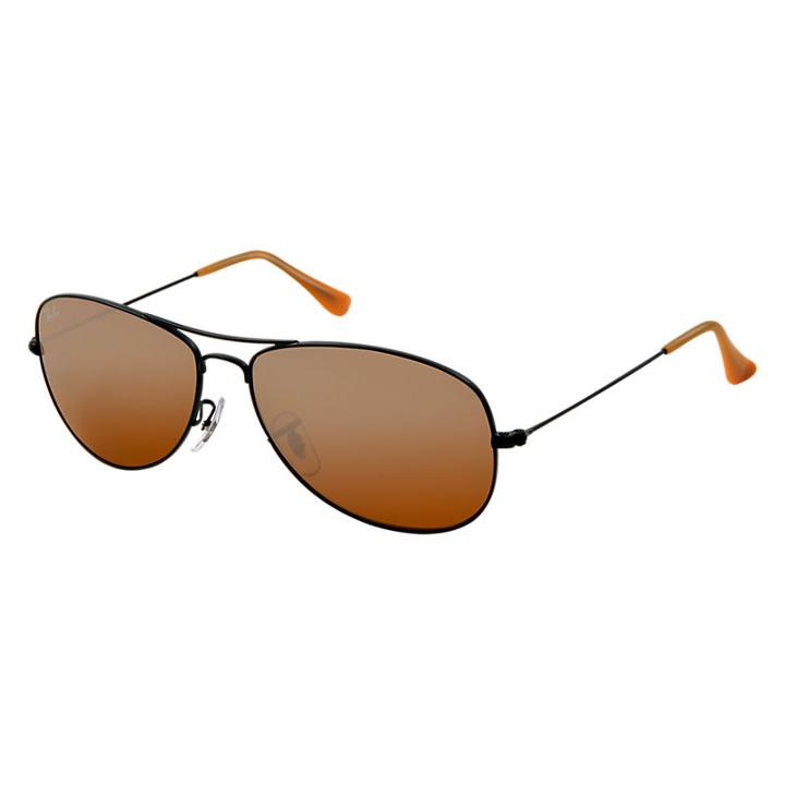 Ray-ban Men's Cockpit Black Sunglasses, Brown Lenses - Rb3362