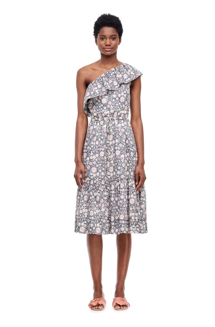 Rebecca Taylor La Vie Asymmetric Zinnia Dress
