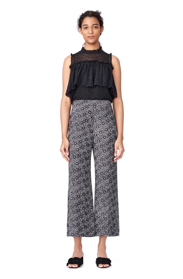 Rebecca Taylor Rebecca Taylor Open-shoulder Eyelet Top