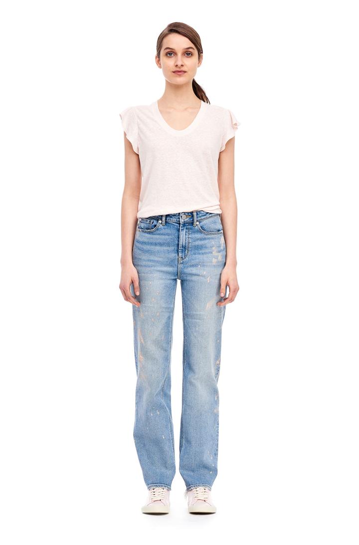 Rebecca Taylor La Vie Washed Textured Tee