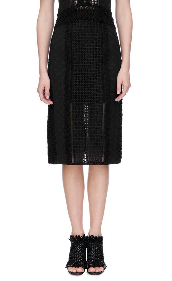 Rebecca Taylor Rebecca Taylor Lace Crochet Skirt