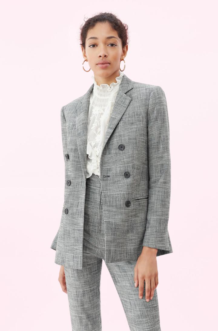 Rebecca Taylor Plaid Blazer