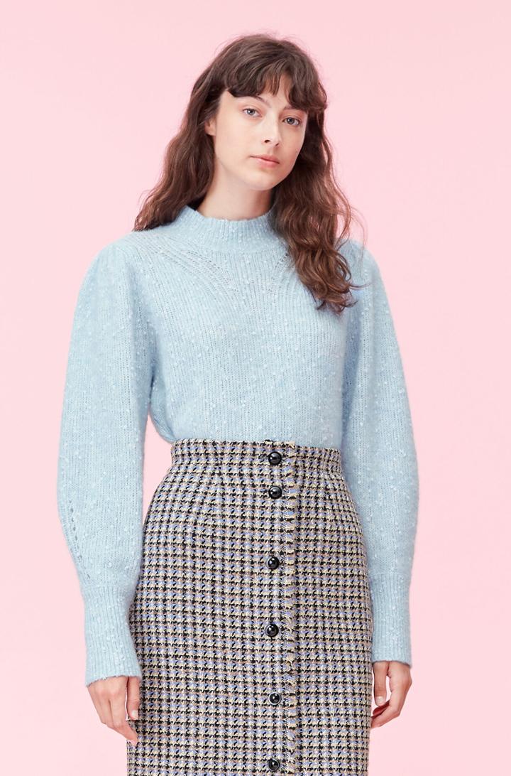 Rebecca Taylor Rebecca Taylor Optic Tweed Pullover
