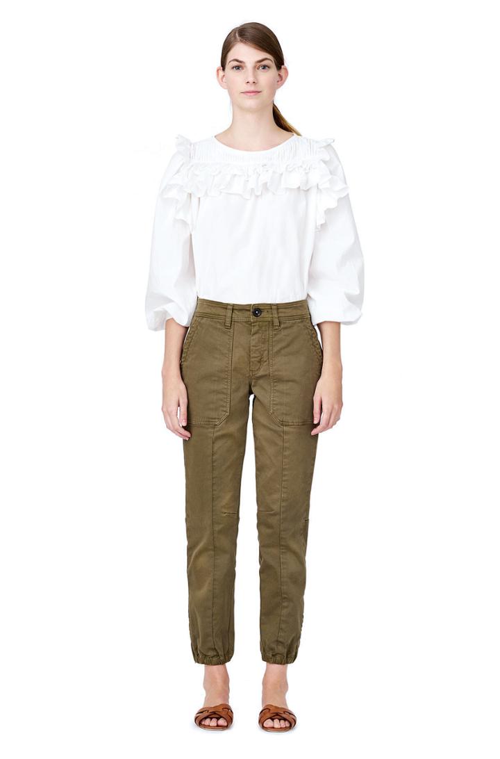 Rebecca Taylor Rebecca Taylor La Vie Brushed Stretch Twill Jogger