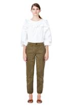 Rebecca Taylor Rebecca Taylor La Vie Brushed Stretch Twill Jogger