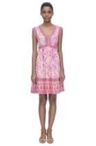Rebecca Taylor Rebecca Taylor Sleeveless Dreamweaver V-neck Dress 00 Powder Pink