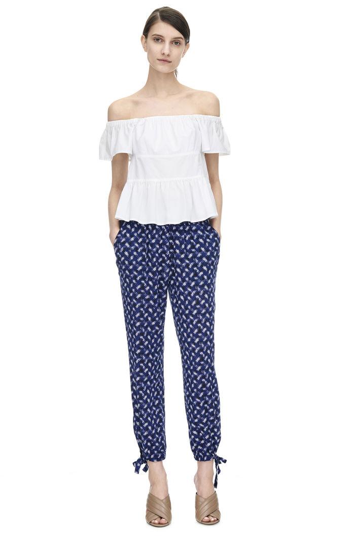Rebecca Taylor Rebecca Taylor Criss Cross Pant 6 Indigo Combo