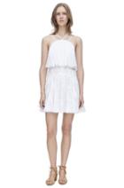 Rebecca Taylor Rebecca Taylor Sleeveless Embroidered Cami Dress 8 Snow