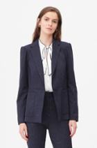 Rebecca Taylor Rebecca Taylor Tailored Cross Hatch Suiting Jacket