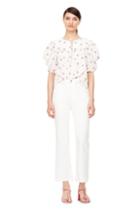 Rebecca Taylor La Vie Harriet Sprig Embroidered Top