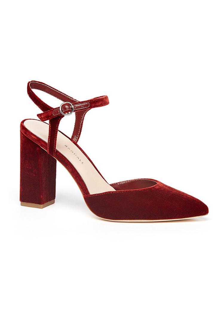 Rebecca Taylor Loeffler Randall Ankle Strap Closed Pump