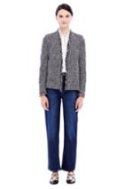 Rebecca Taylor Rebecca Taylor Houndstooth Jacket 2 Teaberry Combo