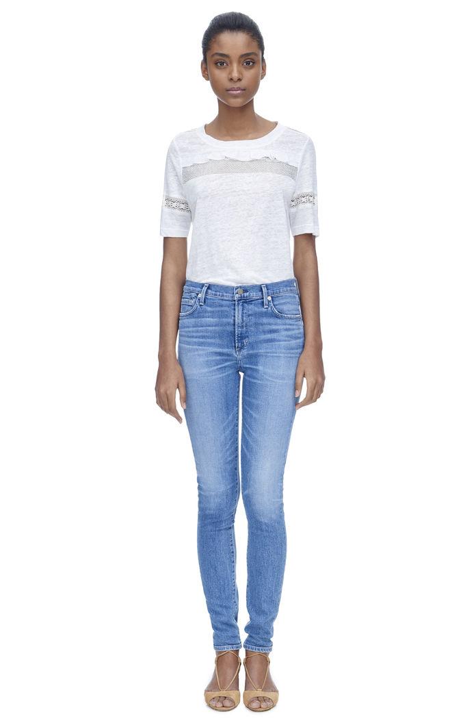 Rebecca Taylor Citizens Of Humanity Rocket Hi Rise Skinny Jean 28 Pacifica