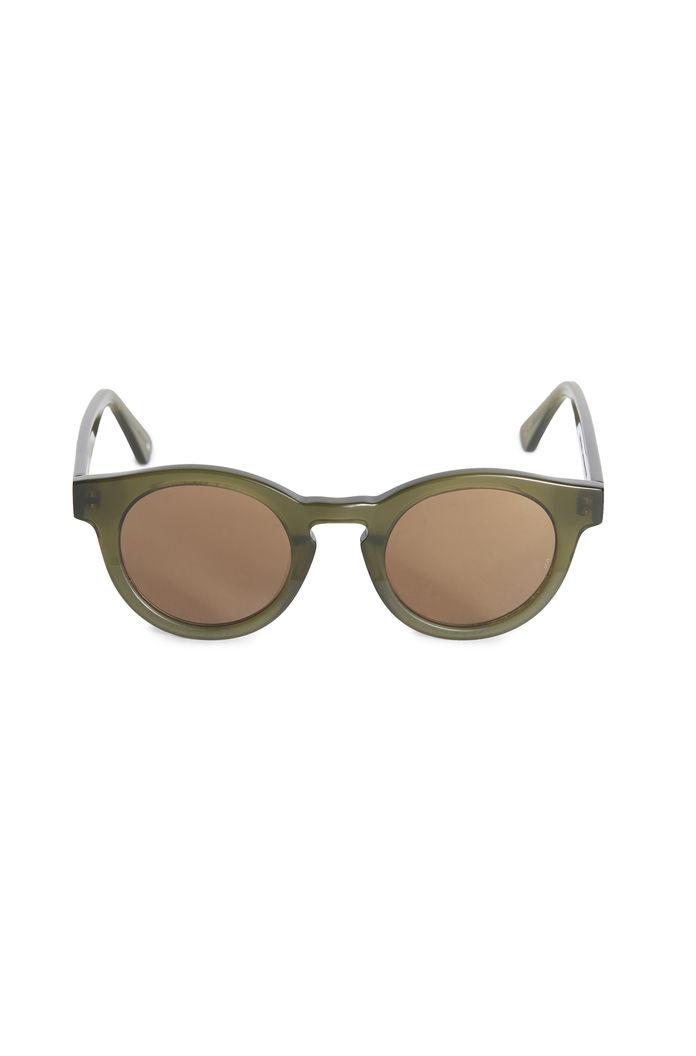 Rebecca Taylor Sunday Somewhere Soelae Semi Round Khaki Sunglasses Os Khaki