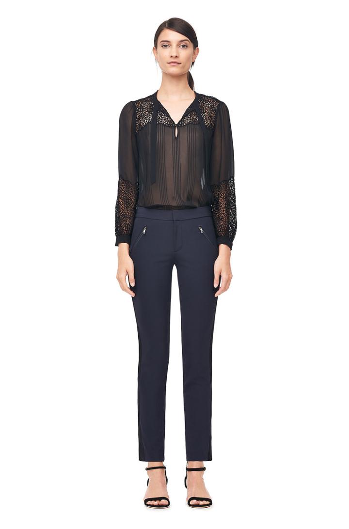 Rebecca Taylor Rebecca Taylor Ava Techy Pants Navy, Size 2