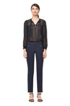 Rebecca Taylor Rebecca Taylor Ava Techy Pants Navy, Size 2