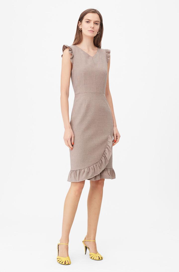 Rebecca Taylor Rebecca Taylor Tailored Houndstooth Suiting Dress