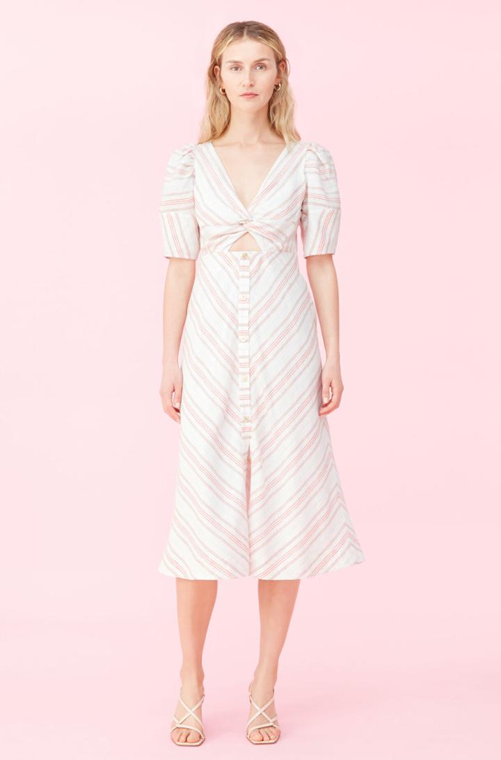 Rebecca Taylor Rebecca Taylor Yarn Dyed Stripe Dress