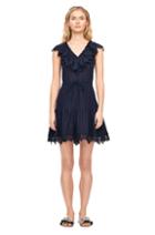 Rebecca Taylor Mariana Gauze & Eyelet Dress