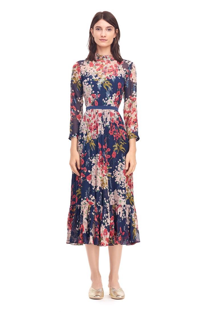 Rebecca Taylor J Adore Floral Print Clip Dress