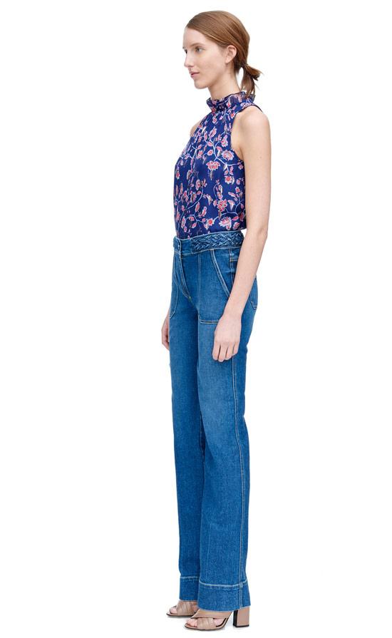 Rebecca Taylor Rebecca Taylor Sleeveless Kyoto Floral Top