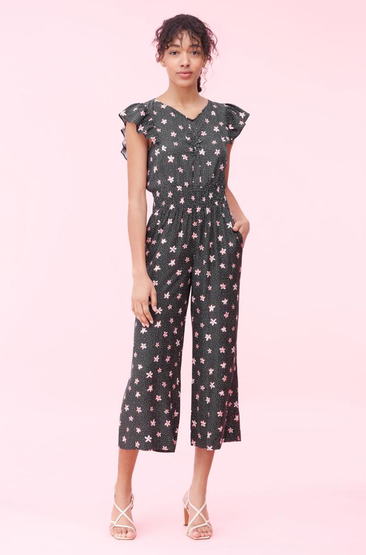 Rebecca Taylor Rebecca Taylor Maui Fleur Dot Jacquard Jumpsuit