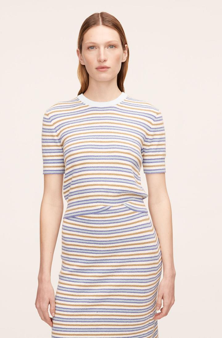 Rebecca Taylor Rebecca Taylor Stripe Mini Bouclé Pullover