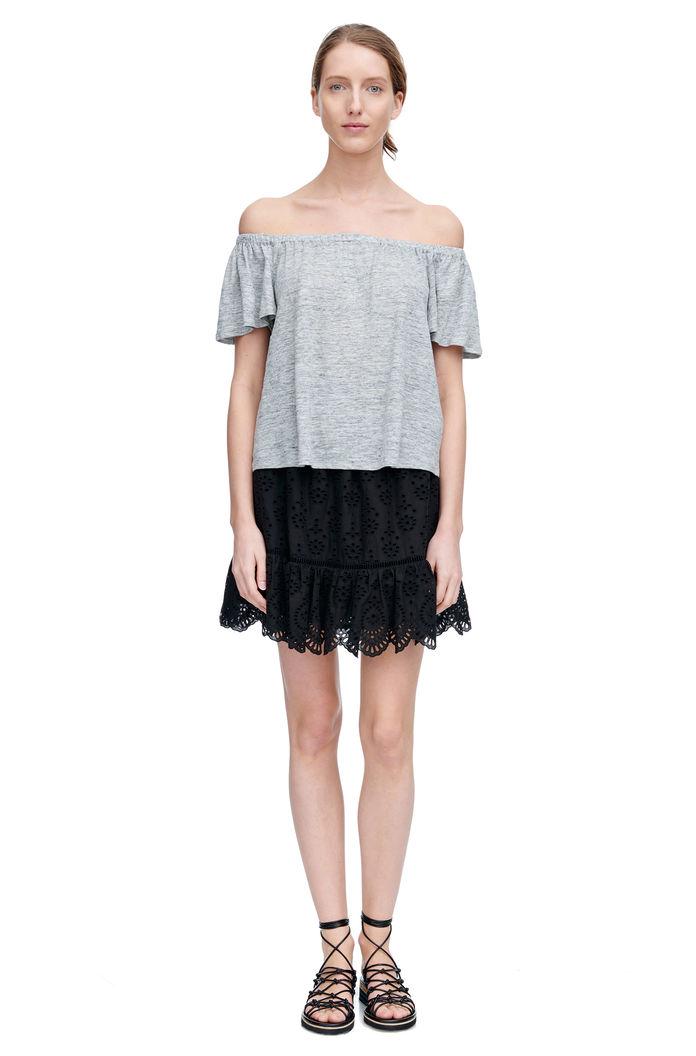 Rebecca Taylor Rebecca Taylor Eyelet Skirt 4 Black