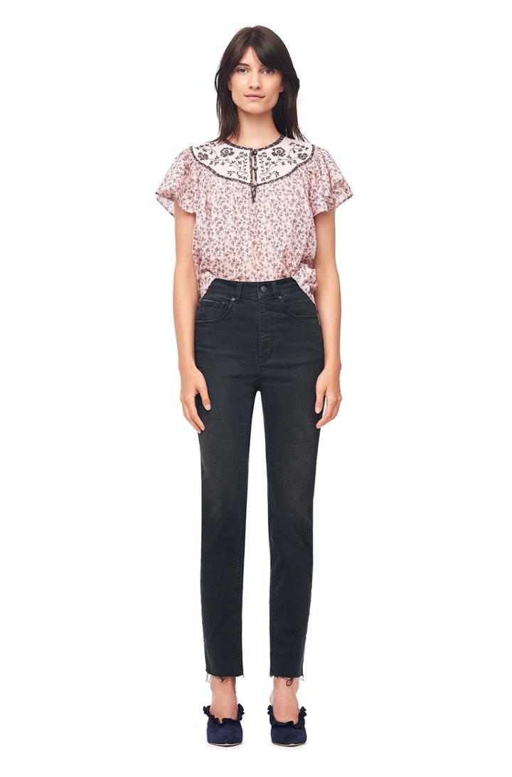 Rebecca Taylor La Vie Petit Mirande Print Top